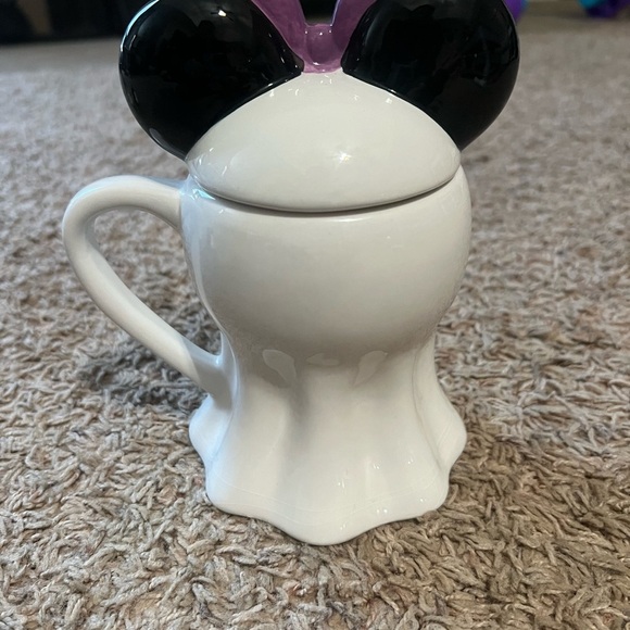 Disney Minnie Mouse Ghost Mug with Black and Purple Accents - Picture 3 of 4